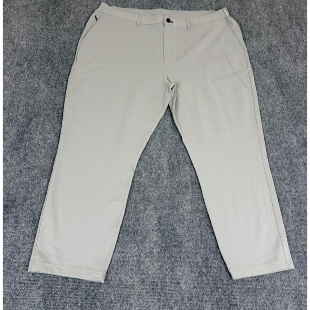 Public Rec Chino Mens Gray Performance Golf Stretch Straight Leg Size 44X28